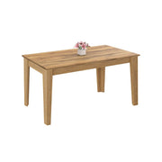 Ostin rectangular table with oak top and oak legs