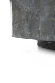 Modern gray stone coffee table cm 85 x 85 x h 28