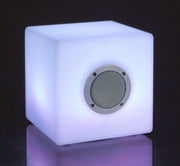 Speaker Cube LED Lamp in Polyethylene 20x20cm