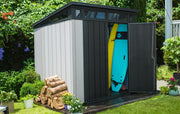 Contemporary Garden Shed - 7x7 ft - Weather-resistant - Easy Assembly