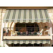 Fixed awning Itaca 2.5 x 2 meters beige and green Verdelook