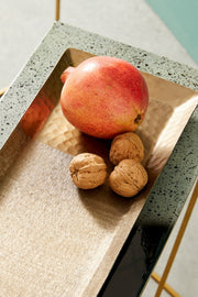 Set2 Decorative Tray Hammel Rett Gold