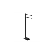 Towel holder in matt black stainless steel