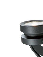 Adjustable Die-Cast Aluminum Spotlight - Natural Light - 10W - 890 Lumens Black