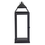 Square black metal lantern 1-3 cm26,5x26,5h75