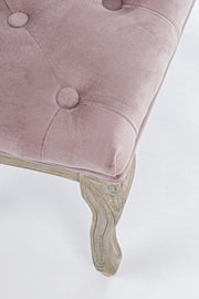 Panca classica Mathilde Woodrose in velvet
