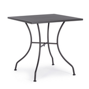 Kelsie Anthracite steel table 70x70 cm