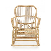 CASIMIRA Rocking Armchair in Natural Rattan 66x82x h88 cm