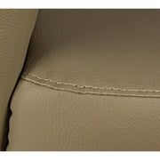 Leatherette armchair with removable pouf Tortora RITA 64,5x 59,5x h78 cm