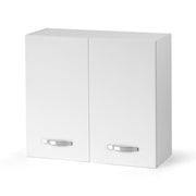 Wall cabinet for dish drainer White Ash Cm 80x32xH 72 with 2 doors