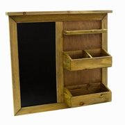 Wooden shelf with blackboard 3 shelves cm51x11h47