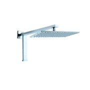 Adjustable shower unit chrome finish with shower head and hand shower h.230 cm