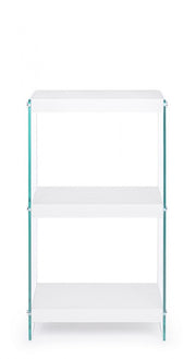 3P Line Wood Bookcase White