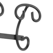 Siena Series wrought iron double coat stand.