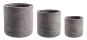 Set3 P.Vaso Cement Cyl Grey