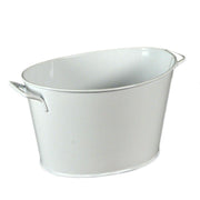 White steel ice bucket cm36x24h20