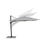 Garden umbrella with 360° arm INES 300x400x h265 cm