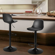 Adjustable All Black Stool 36x40x85 cm