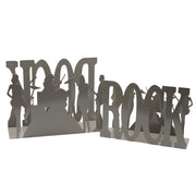 Rock metal magazine rack 1-2 dove gray cm35x12h24