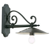Medium bottom wall lamp antique graphite line