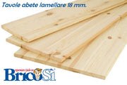 Exclusive laminated fir panel: high quality board with 18mm thickness and 80x20 cm dimensions