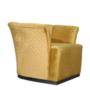 Argentario Berger armchair ocher black base