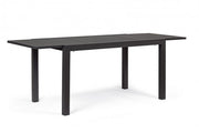 Extendable outdoor table in Anthracite aluminum 140 - 210x77x h75 cm