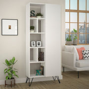 Bookcase with white Jedda door 80,6x191