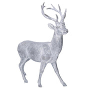 Gray resin deer cm30x12h39