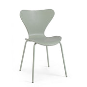 Green polypropylene dining chair TESSA 50x49,5x h82 cm
