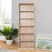 Peggy7 bookcase in sonoma oak