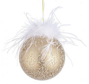 Elegant Plumette Gold D100 Pendant - 8x