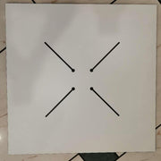 Hpl mahe square table top 59X59 cm