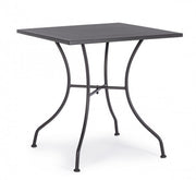 Kelsie Anthracite steel table 70x70 cm