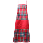 Bib Apron 80x85 Cm Red Cotton