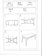 Iron bench with antique white backrest 111 x 51 x h 82.5 cm