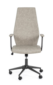 Jamie light gray office armchair