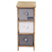 Brenda chest of drawers button 3 drawers cm26x32h63