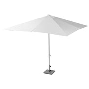Umbrella with white aluminum central pole 3x3 m