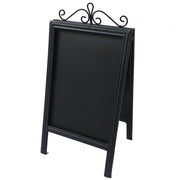 Double rectangular blackboard cm17x19,5h31