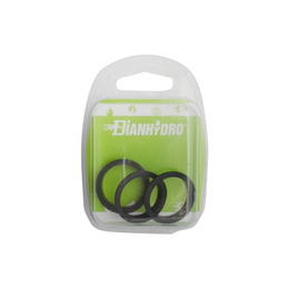 3 Pcs Black Conical Seals Blister Pcs.3 - Diam. Mm 40 Faidf