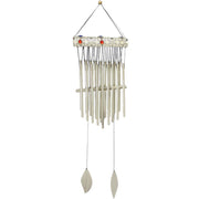 Metal bell with pearls cm20,5x8h85