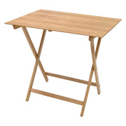  Picnic Folding Wood Table Cm 60 X 80 H 75 Cm - Natural Col. Delta Trade