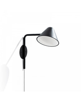 Applique LED Antares in metallo nero STS