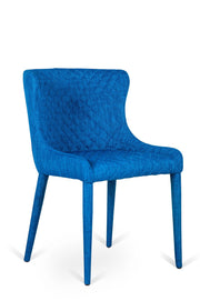 Chair in blue fabric 58x50,5x83h cm