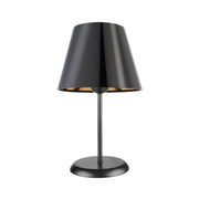 Verda ASZ1212 table lamp in metal and black fabric lampshade