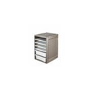 Internal drawer unit for wardrobes in plastic, dove gray colour