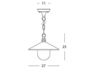 Suspension E27 white specter line