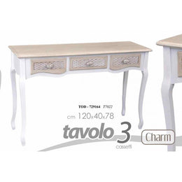 Shabby desk table antique style charme 120 x 40 x 78 h