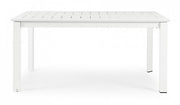 Extendable garden table Konnor white